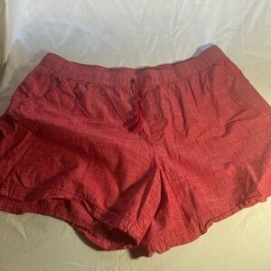 bcg Red Shorts with Pockests Size 3X Women's Drawstring